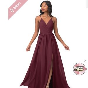 Azazie “Gracie” A10 in Dusty Rose.